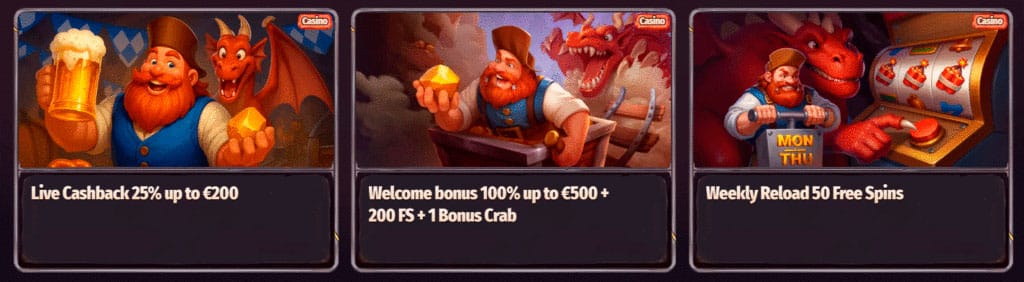 Bonus Dragonia Casino